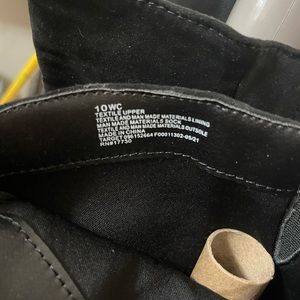 Knee high black boots